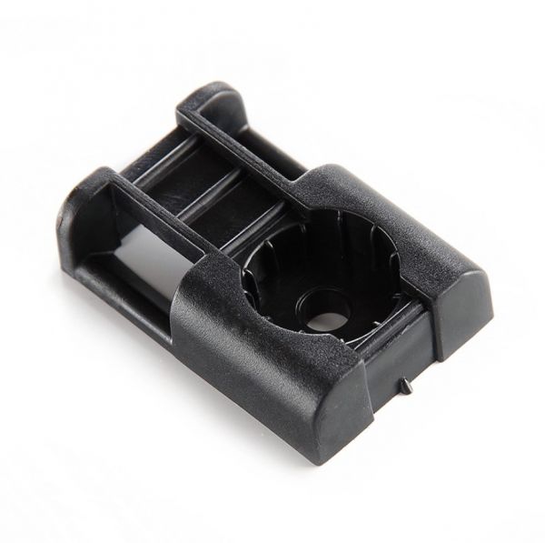 Майданчик під монтажний пістолет 29х20х8мм для кабельної стяжки до 10мм з отвором чорна (пач. 100шт.) APRO