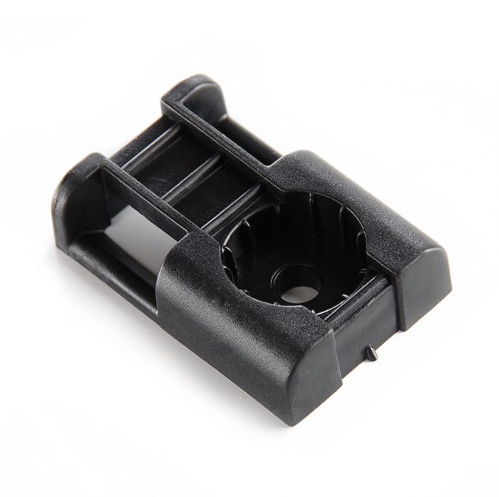 Майданчик під монтажний пістолет 29х20х8мм для кабельної стяжки до 10мм з отвором чорна (пач. 100шт.) APRO