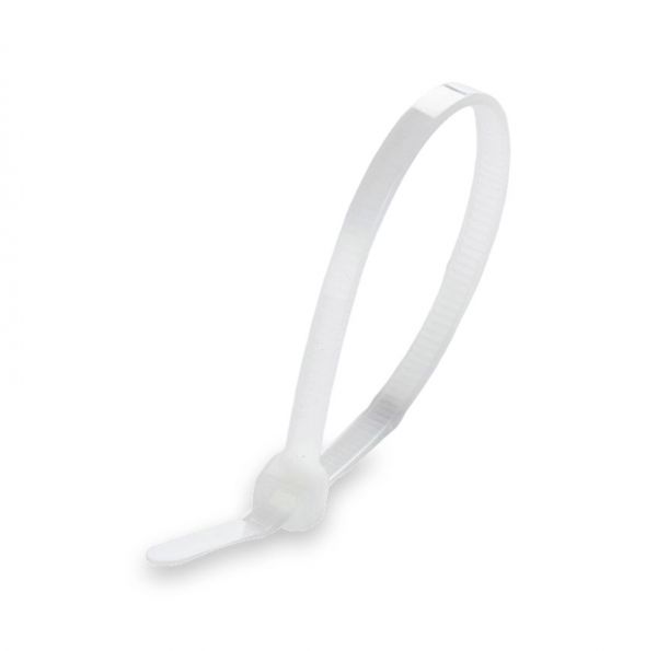 Стяжка кабельна 8*400 біла (пач 100шт) APRO