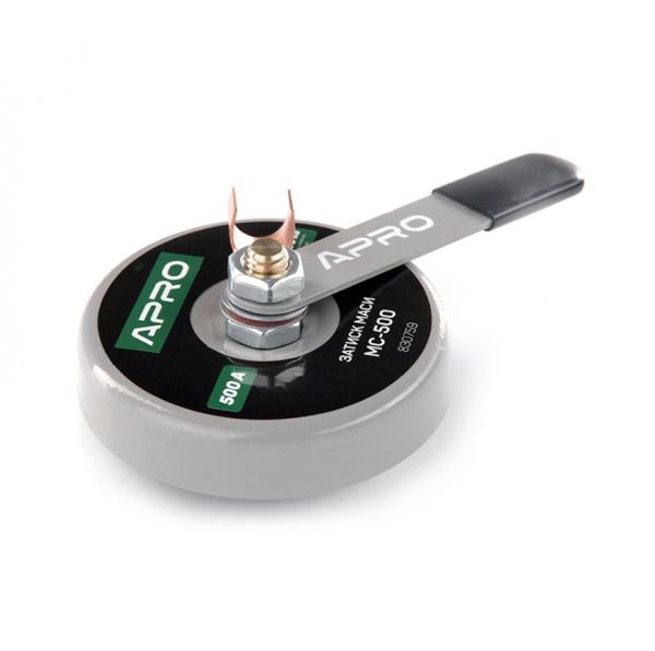 Затиск маси магнітний 500А (30кг) APRO