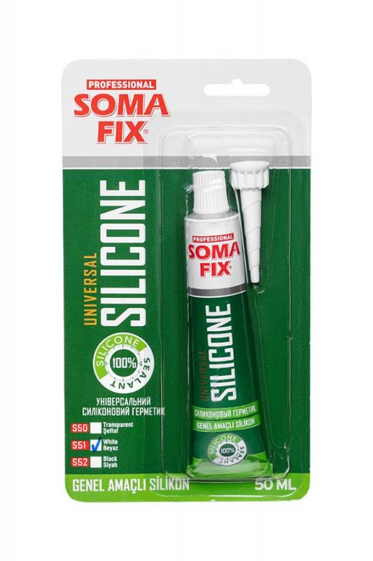 Силікон SomaFix універсальний 280 мл білий