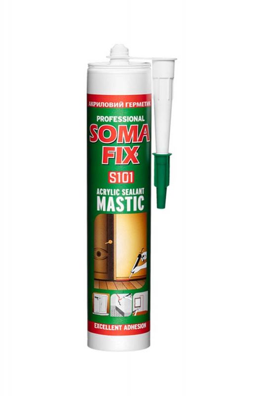 Акриловий герметик SomaFix Mastic 310 мл білий