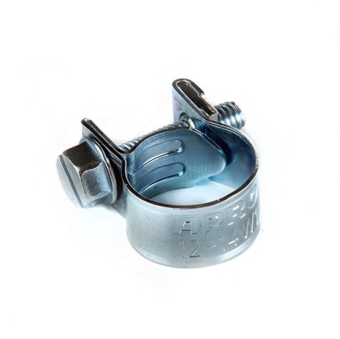 Хомут силовий Mini оцинкований W1 12-14 (пач. 50 шт) APRO