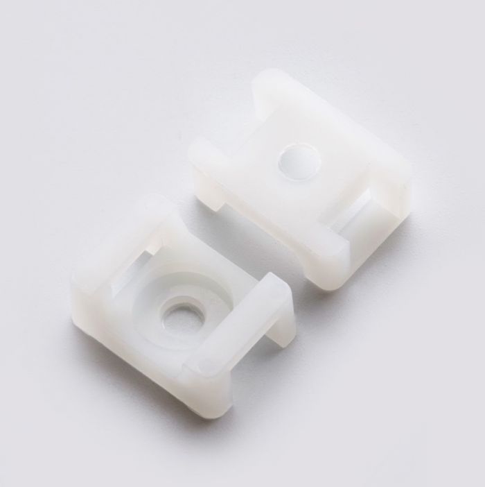 Майданчик для кабельних стяжок з монтажним отвором 22x15x9x5мм (пач 100шт) APRO