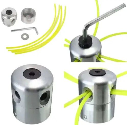 Косильна головка для бензокоси алюміній універсальна