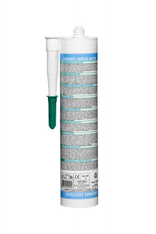 Акриловий герметик SomaFix Mastic 310 мл силіконовий