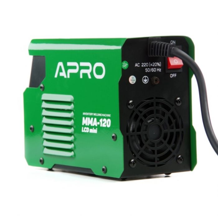 Зварювальний апарат інверторний MMA-120 LCD mini APRO