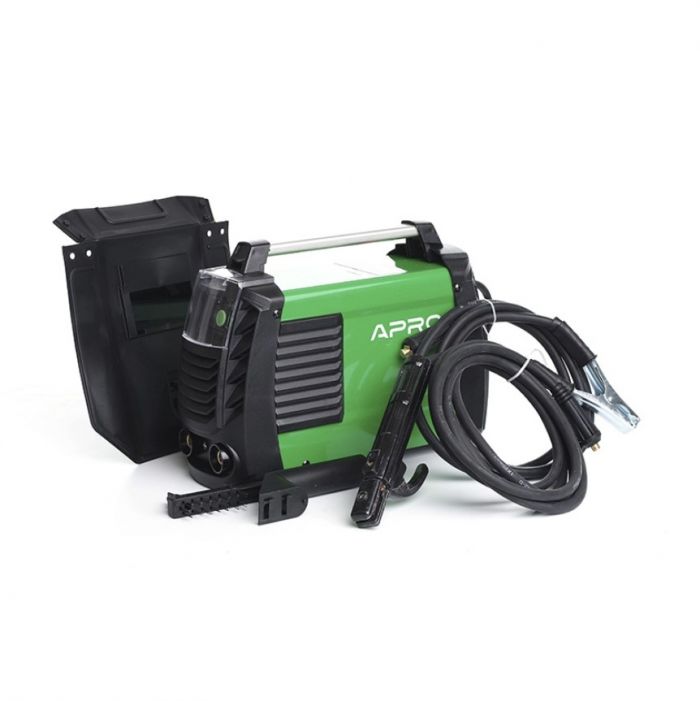 Зварювальний апарат інверторний APRO MMA-160, ел.5мм, + набір кабелів