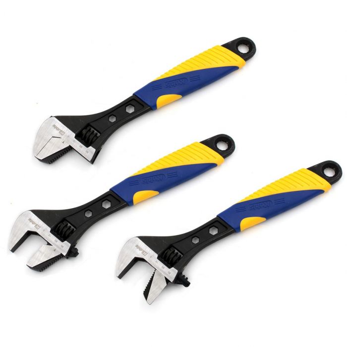 Ключ розвідний з переставною губкою Kubis 0-22/24 мм CrV 150 мм