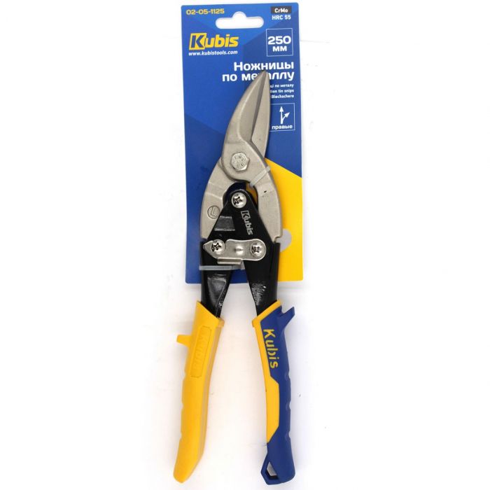 Ножиці по металу прямі Kubis 250 мм, CrMo, праві