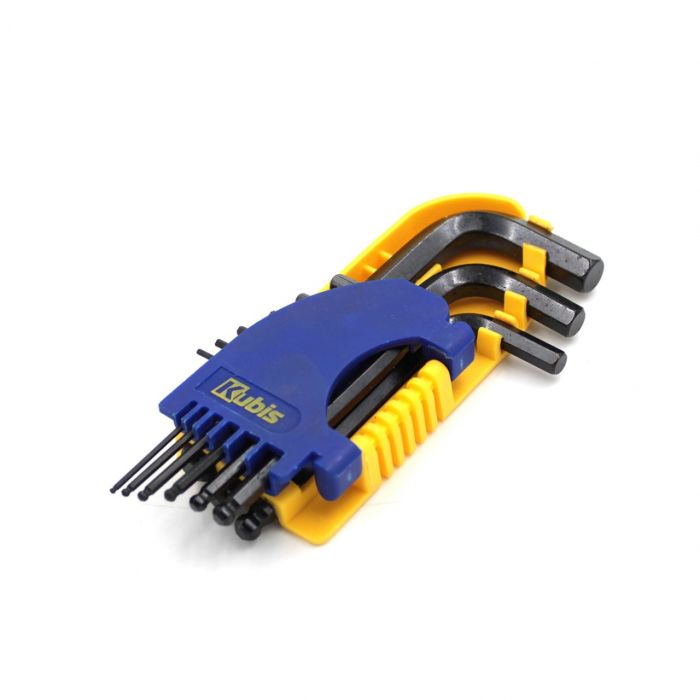 Ключі шестигранні кульовий наконечник Kubis CrV 1-10 мм