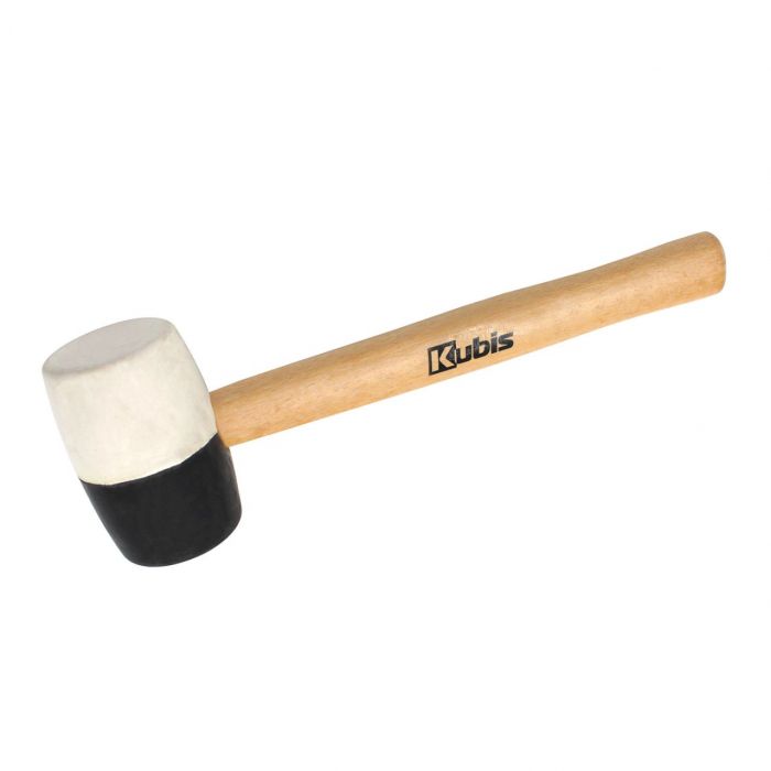 Киянка гумова чорно-біла Kubis