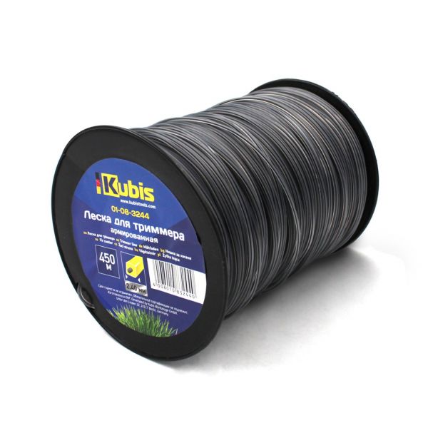 Ліска для тримера армована "квадрат" Kubis