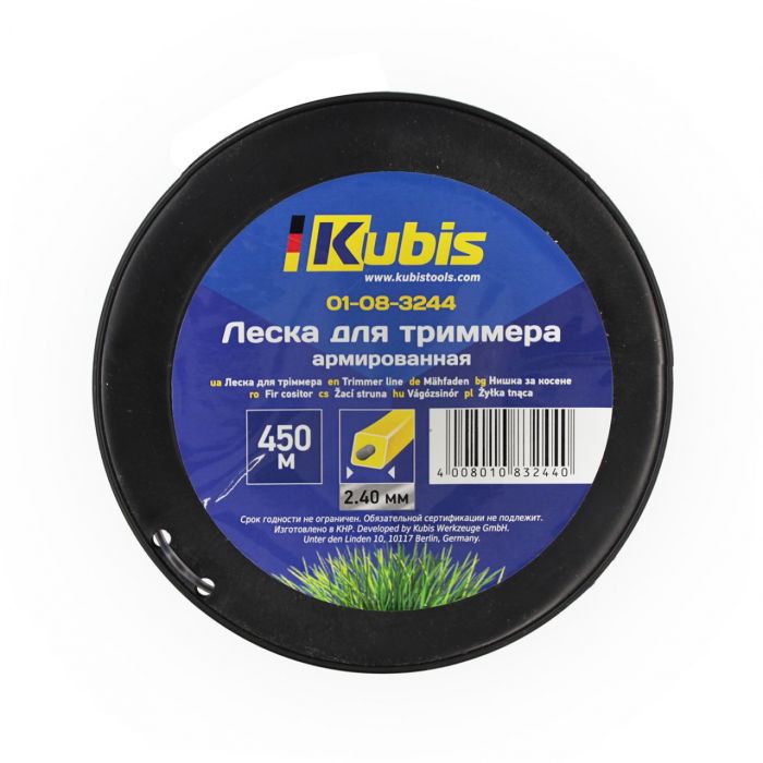 Ліска для тримера армована "квадрат" Kubis