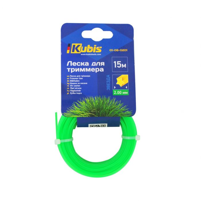 Ліска для тримера "зірка" Kubis, 15 м