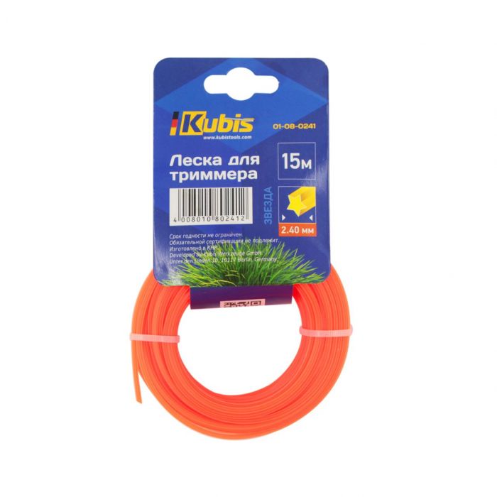 Ліска для тримера "зірка" Kubis, 15 м