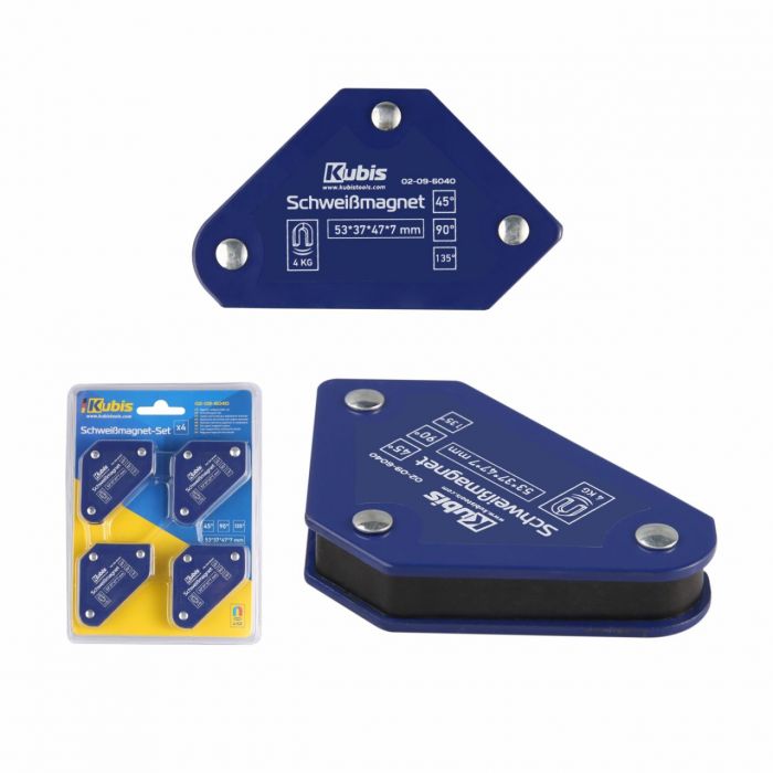 Набір тримачів магнітних для зварювання 4 шт. Kubis