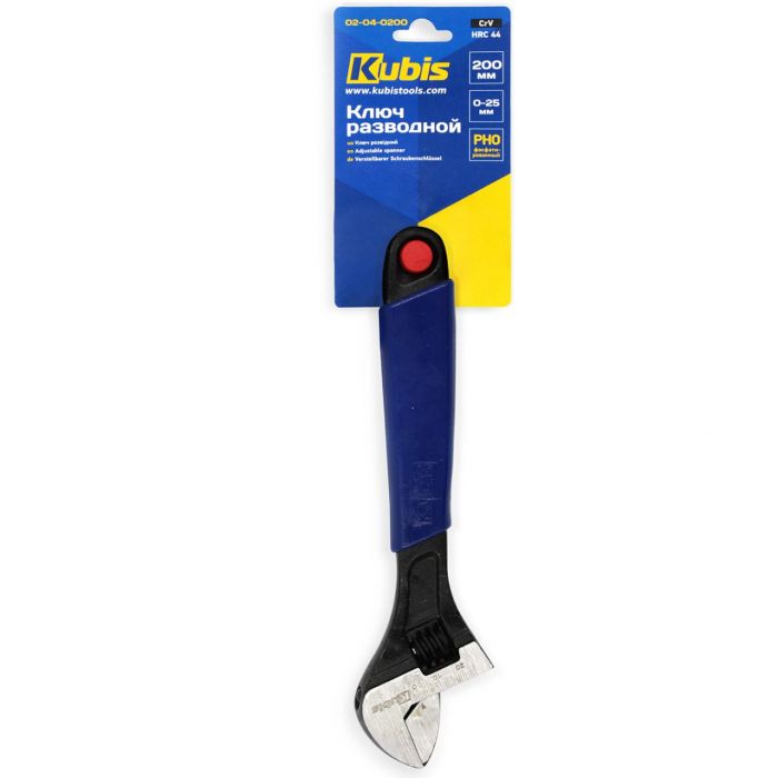 Ключ розвідний фосфатований Kubis 0-35 мм CrV 300 мм
