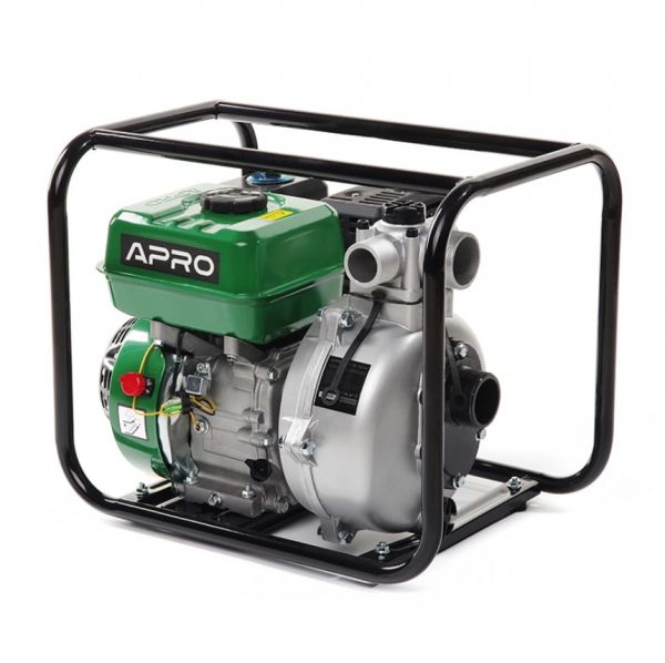 Мотопомпа WPH-30 6.5к.с. 30 м/год 65м (високий тиск) бензинова 4-х тактн. APRO