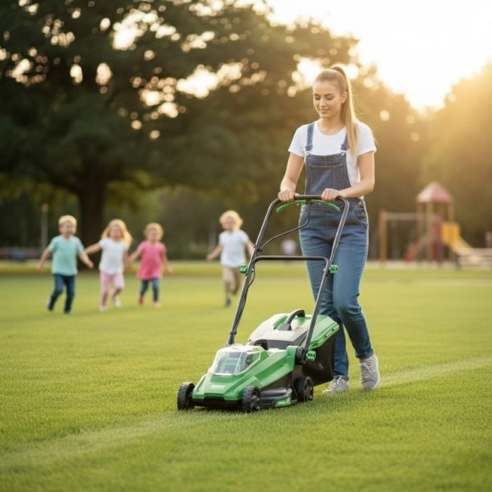 Газонокосарка акумуляторна LM 20 без АКБ без ЗП APRO