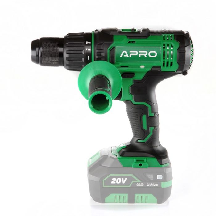 Дриль-шуруповерт APRO 20HDK, 20В, без АКБ, без ЗП, кейс