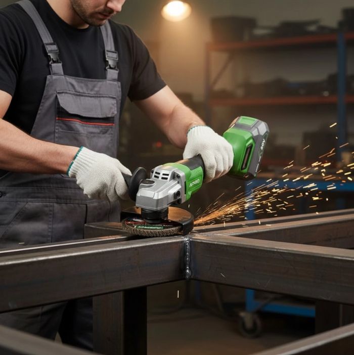 Кутошліфувальна машина (болгарка) APRO 20AGB, 20В, 125мм, без АКБ