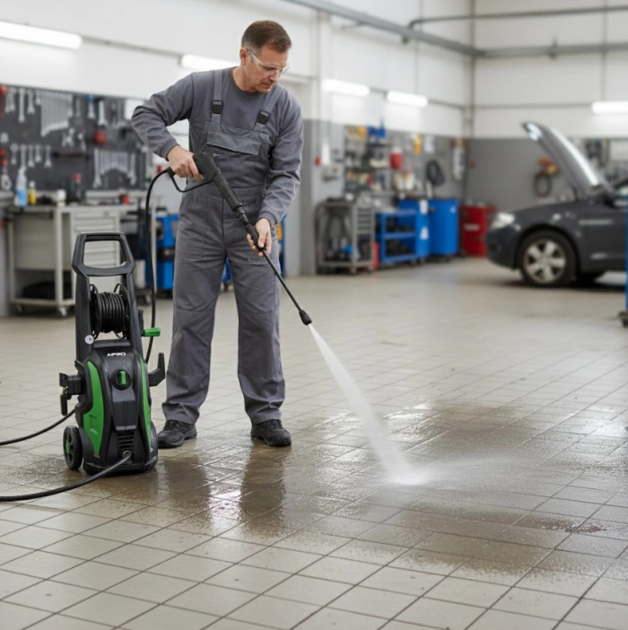 Мийка високого тиску APRO PWH-1600, 1600Вт, ном.5.5 л/хв, макс. 6.8 л/хв, 90-140 бар